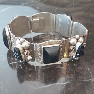 Alpaga bracelet Silver, made in Mexico